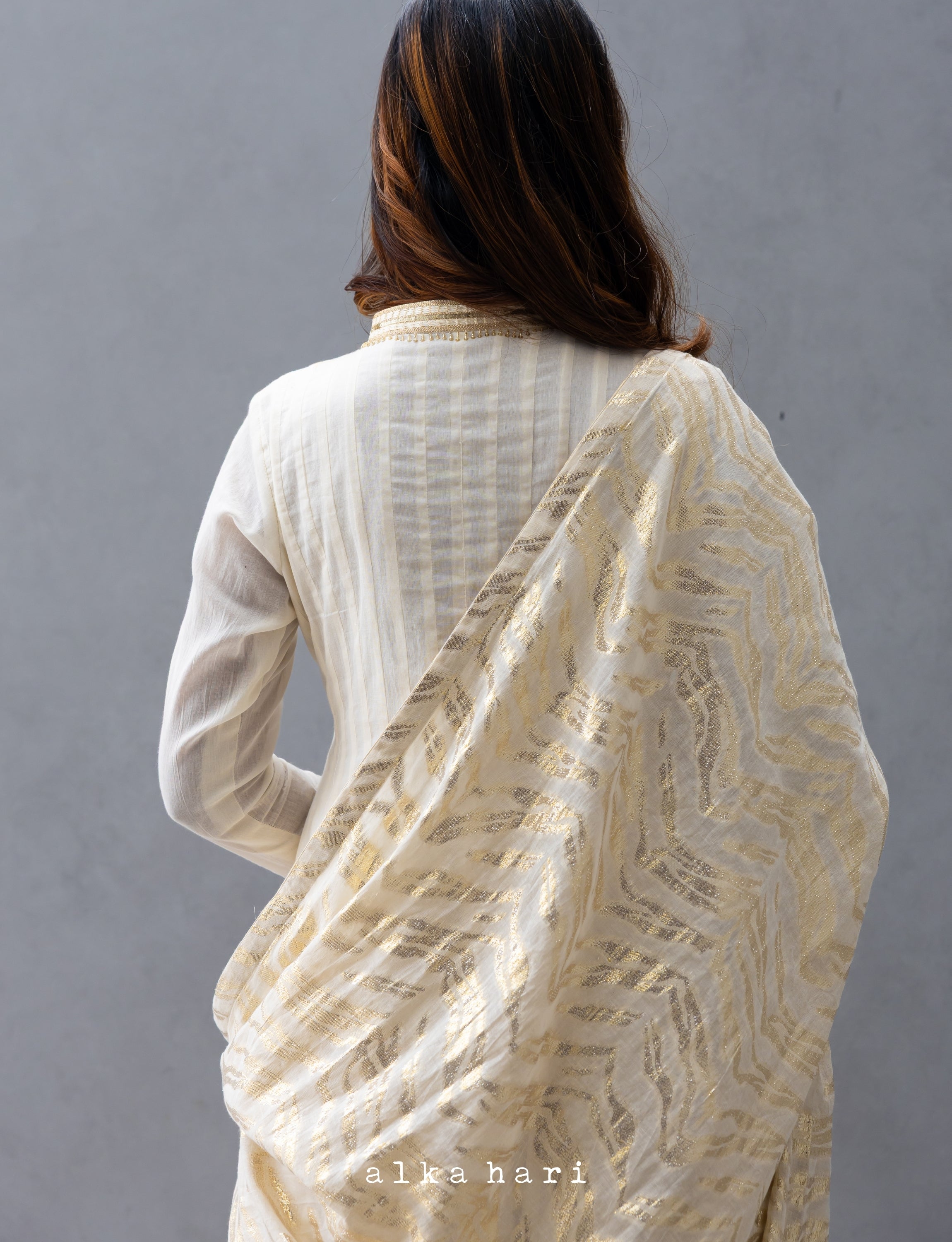 Gold Patterned Dupatta